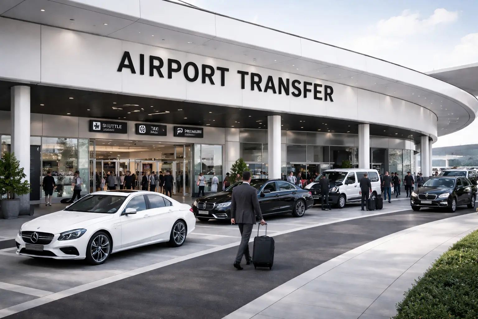 Airport transfers hub page