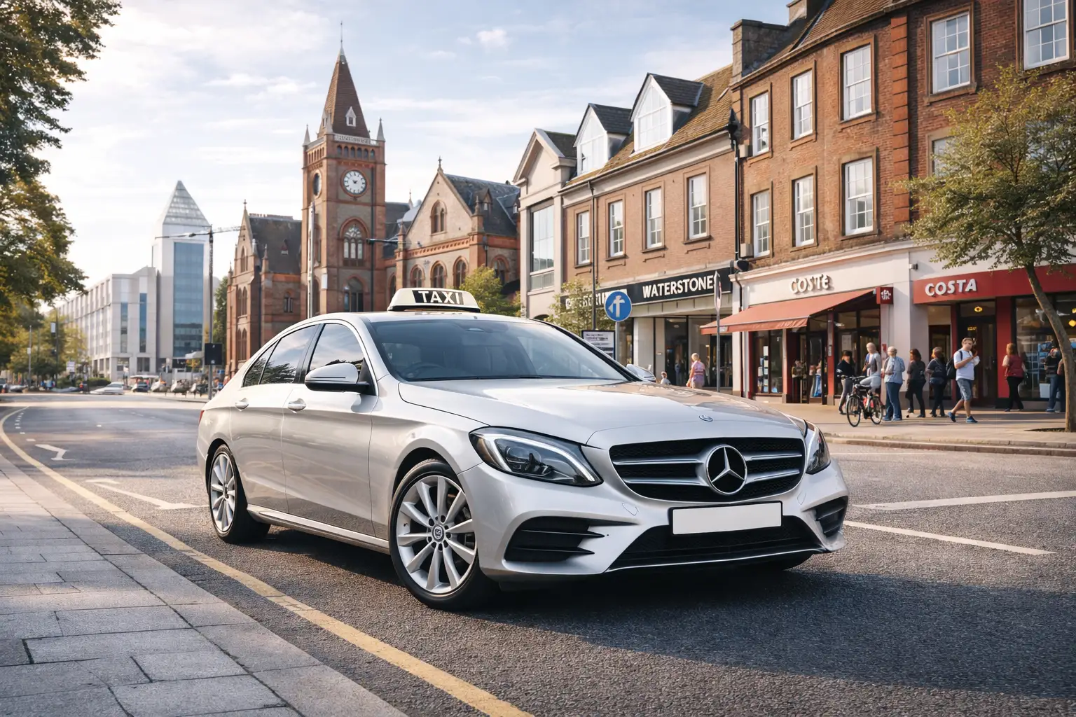 Local taxi and airport transfer pickups across Berkshire and Oxfordshire