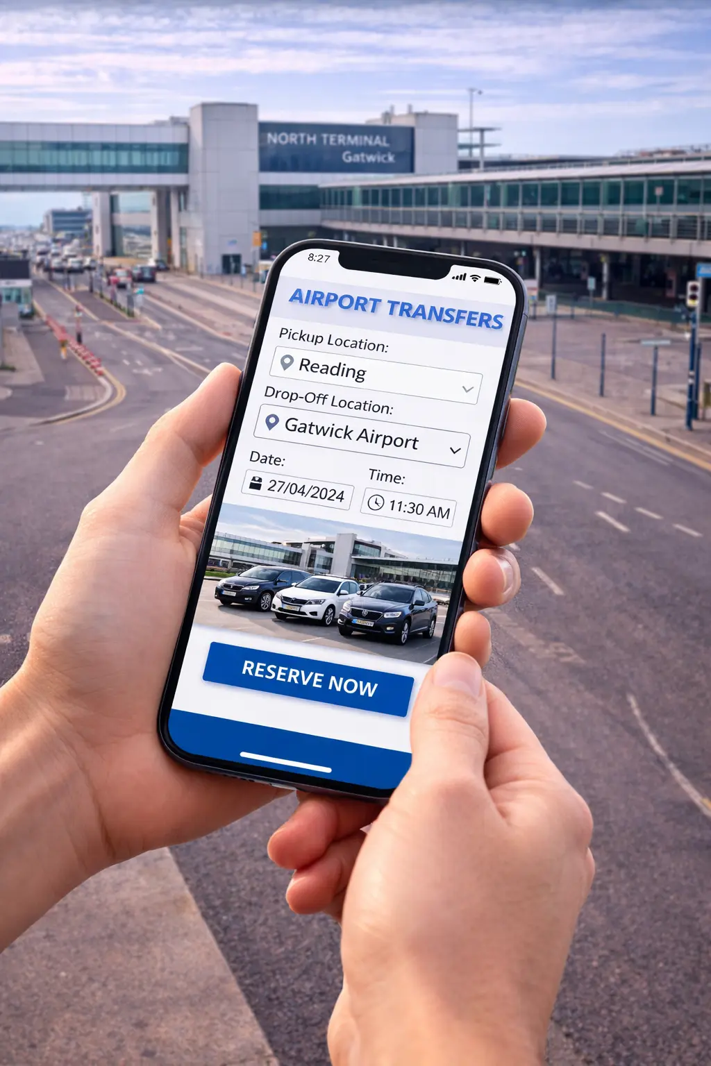 Book Taxi From Reading To Gatwick Airport Online