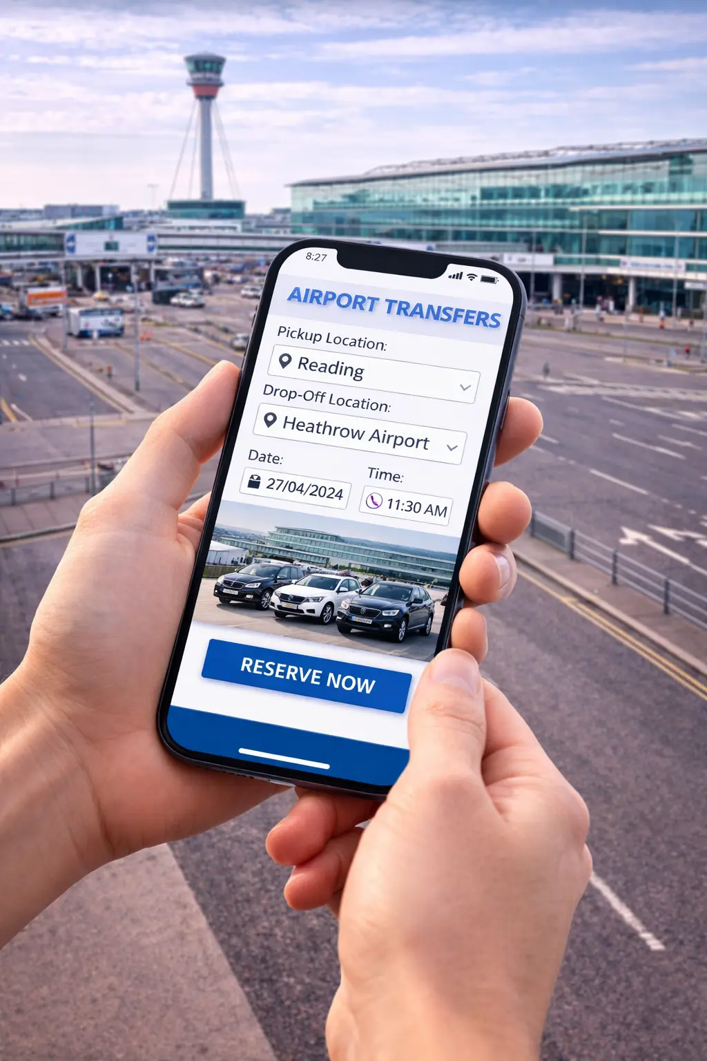 Book Taxi From Reading To Heathrow Airport Online