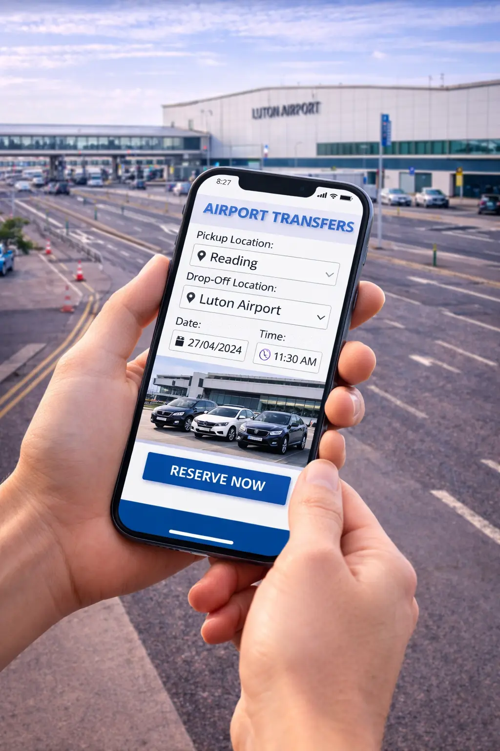 Book Taxi From Reading To Luton Airport Online
