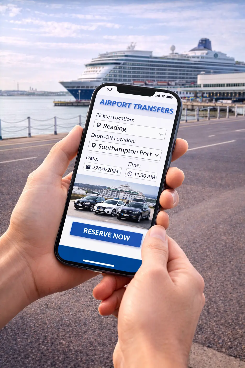 Book port transfers online