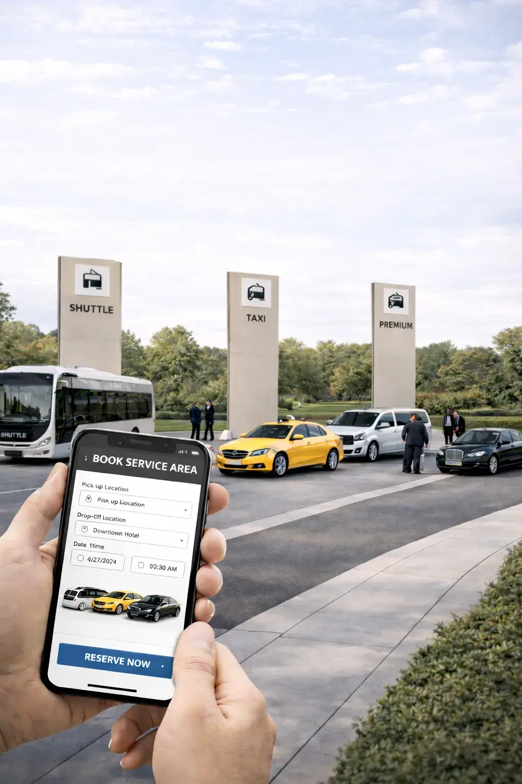 Get an instant quote for airport transfers from your service area