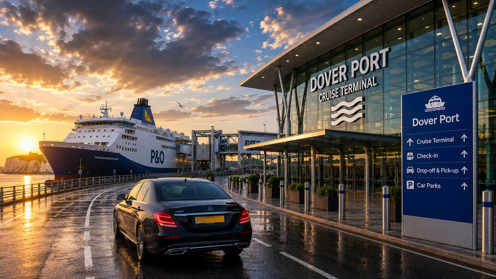 Private Dover Port transfer from Reading