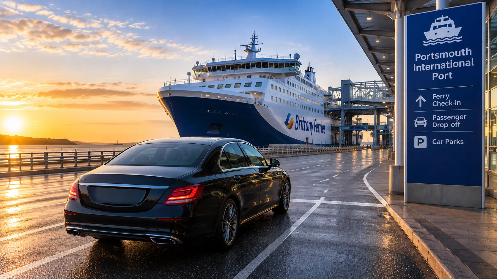 Private Portsmouth Port transfer from Reading
