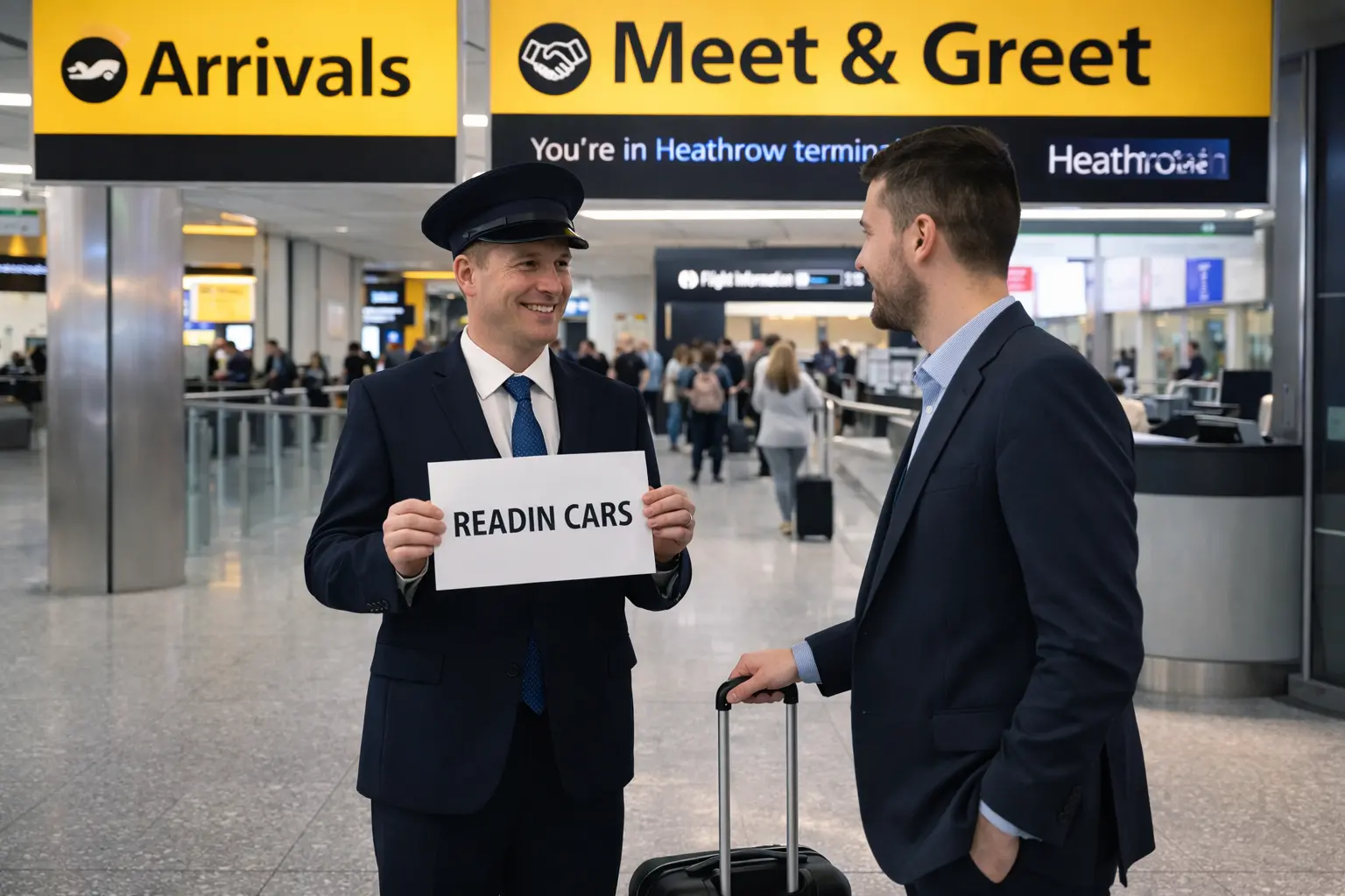 Private Reading to Luton airport transfer