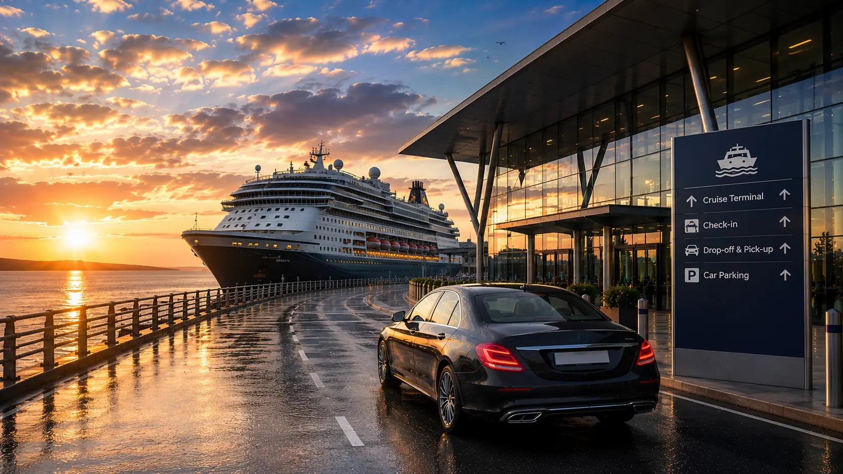 Private UK port transfers from Reading