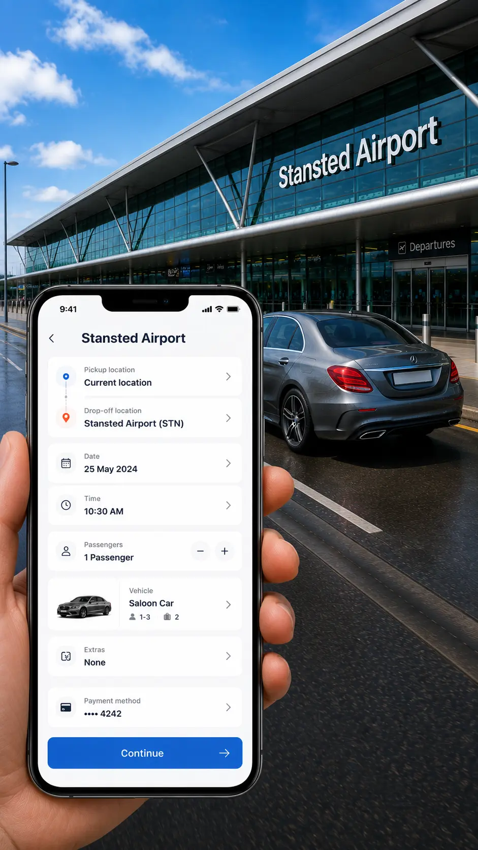 Get an instant quote for an airport taxi from Didcot