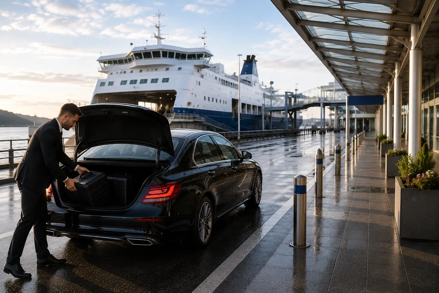 Direct cruise and ferry terminal transfers