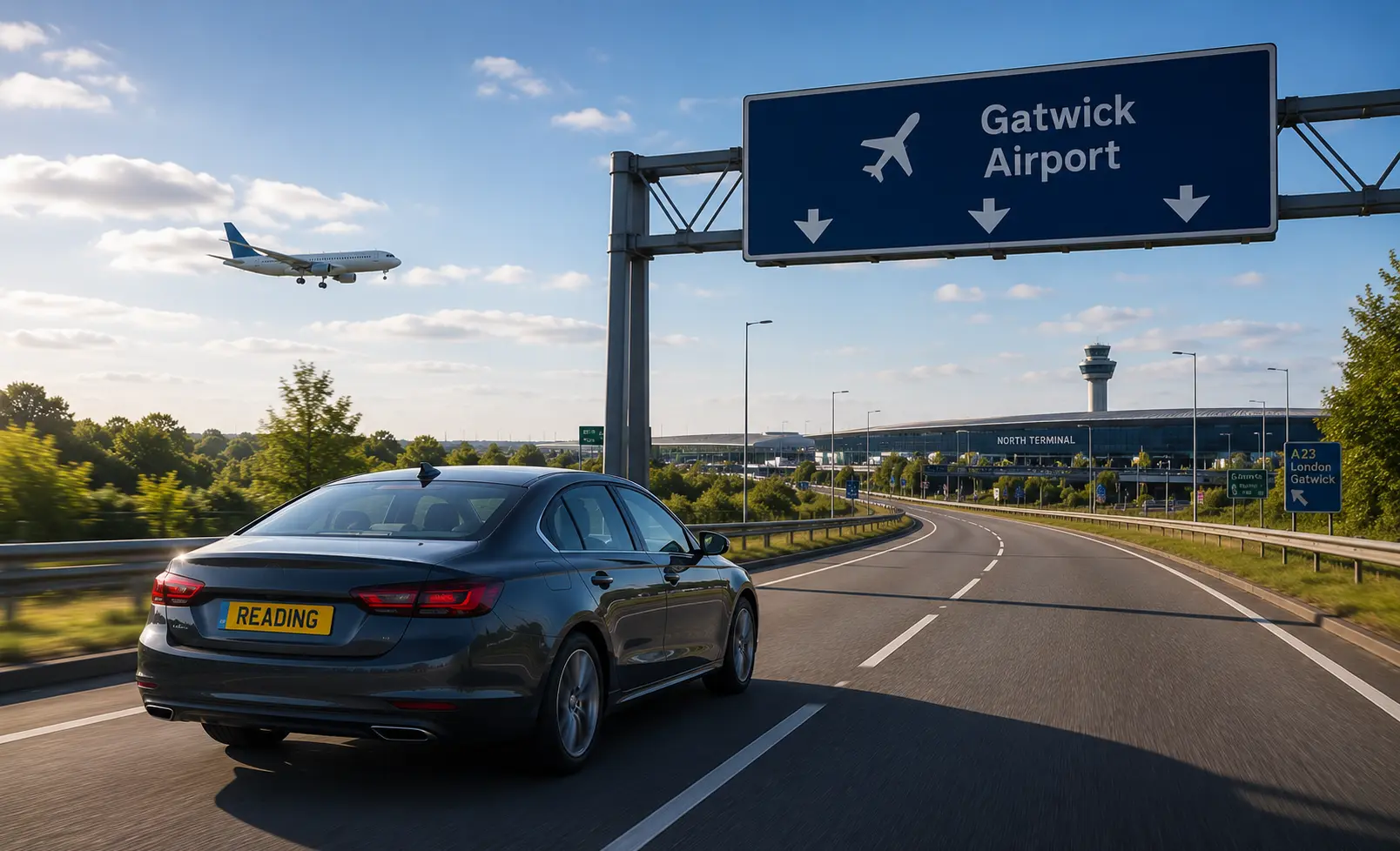 Reading to Gatwick taxi service