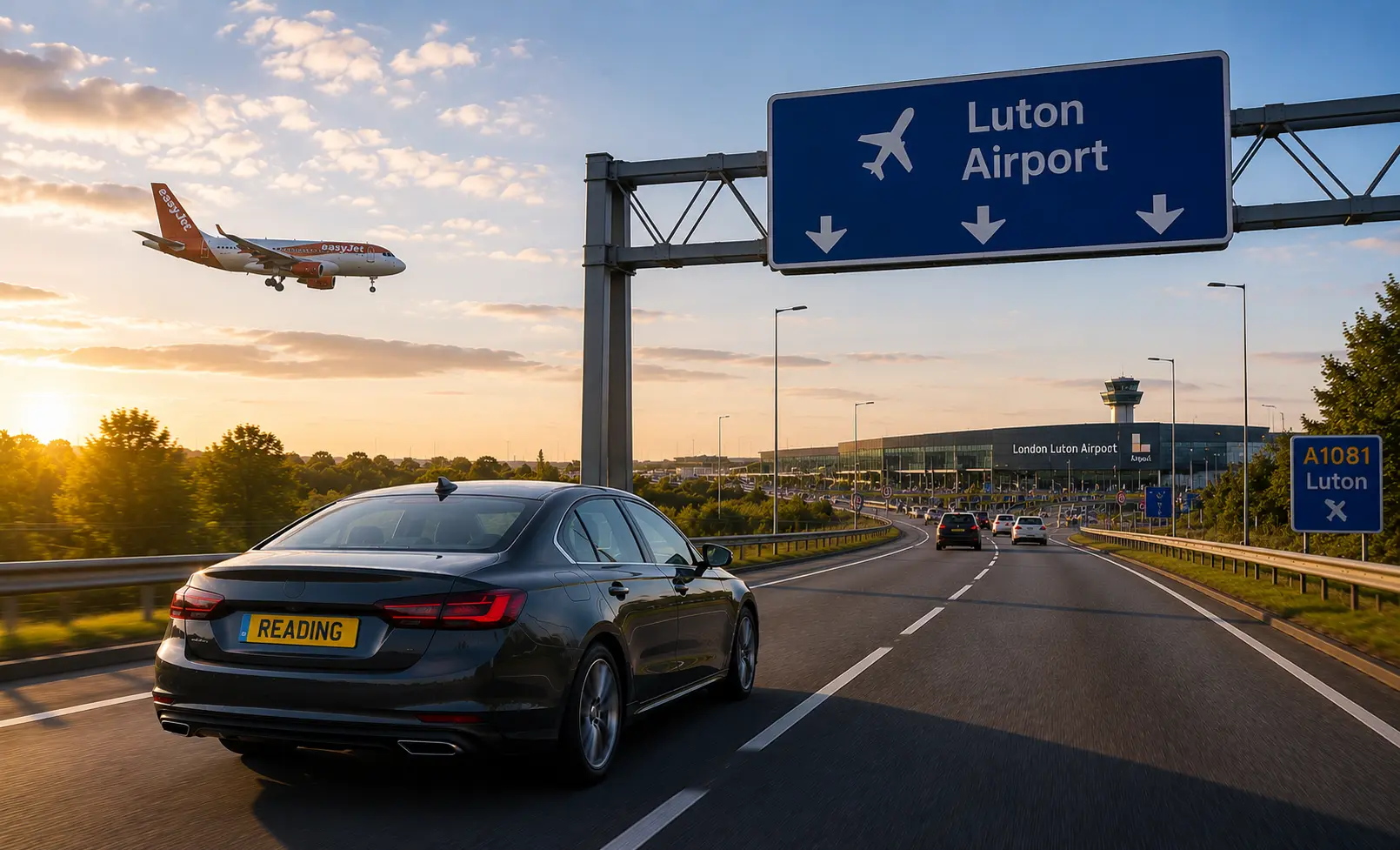 Reading to Luton taxi service