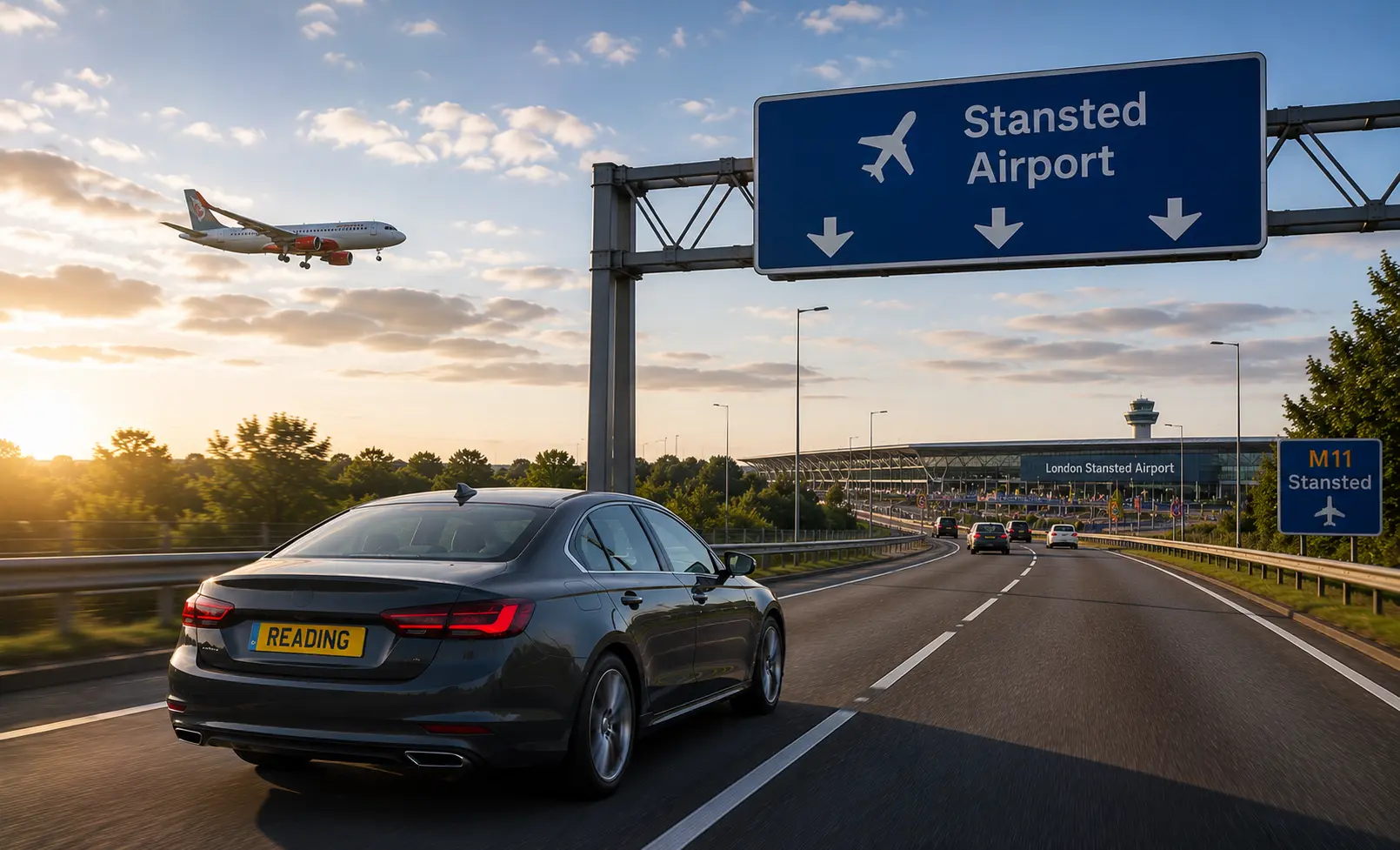 Reading to Stansted taxi service